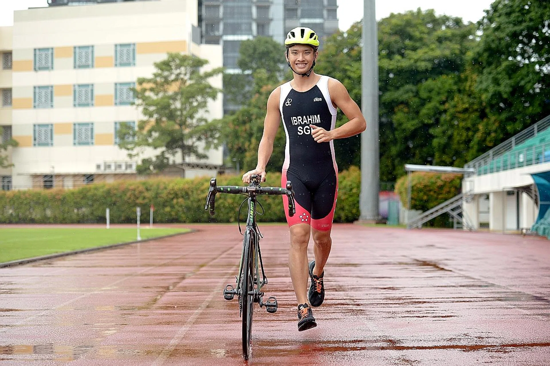 Mr Ahmad Arif Ibrahim trained in two disciplines daily for up 15 hours a week during Ramadan.