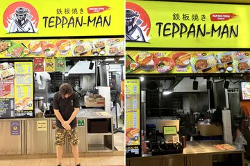 Teppanyaki stall owner defends ailing cashier amid customer outcry