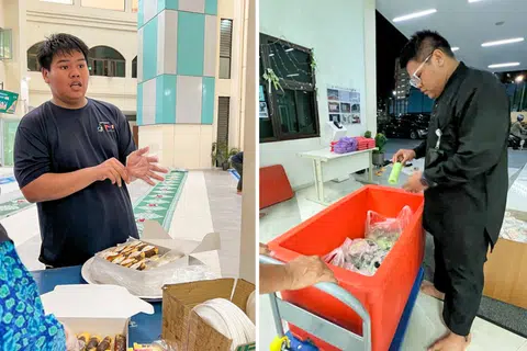 Humble background does not stop teen from volunteering