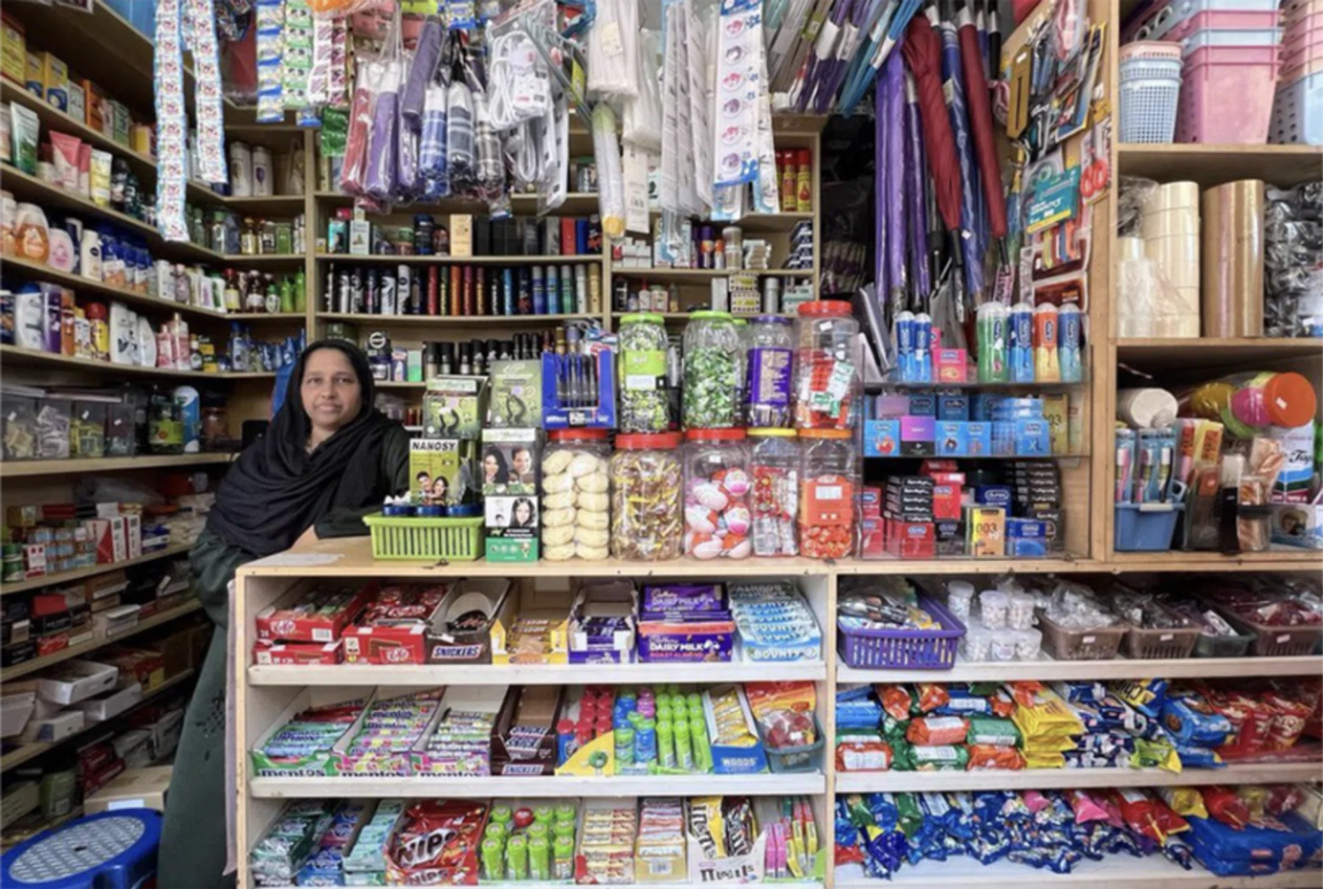 Madam Samima Begum has been helping out at her husband's shop in Little India for 25 years.
