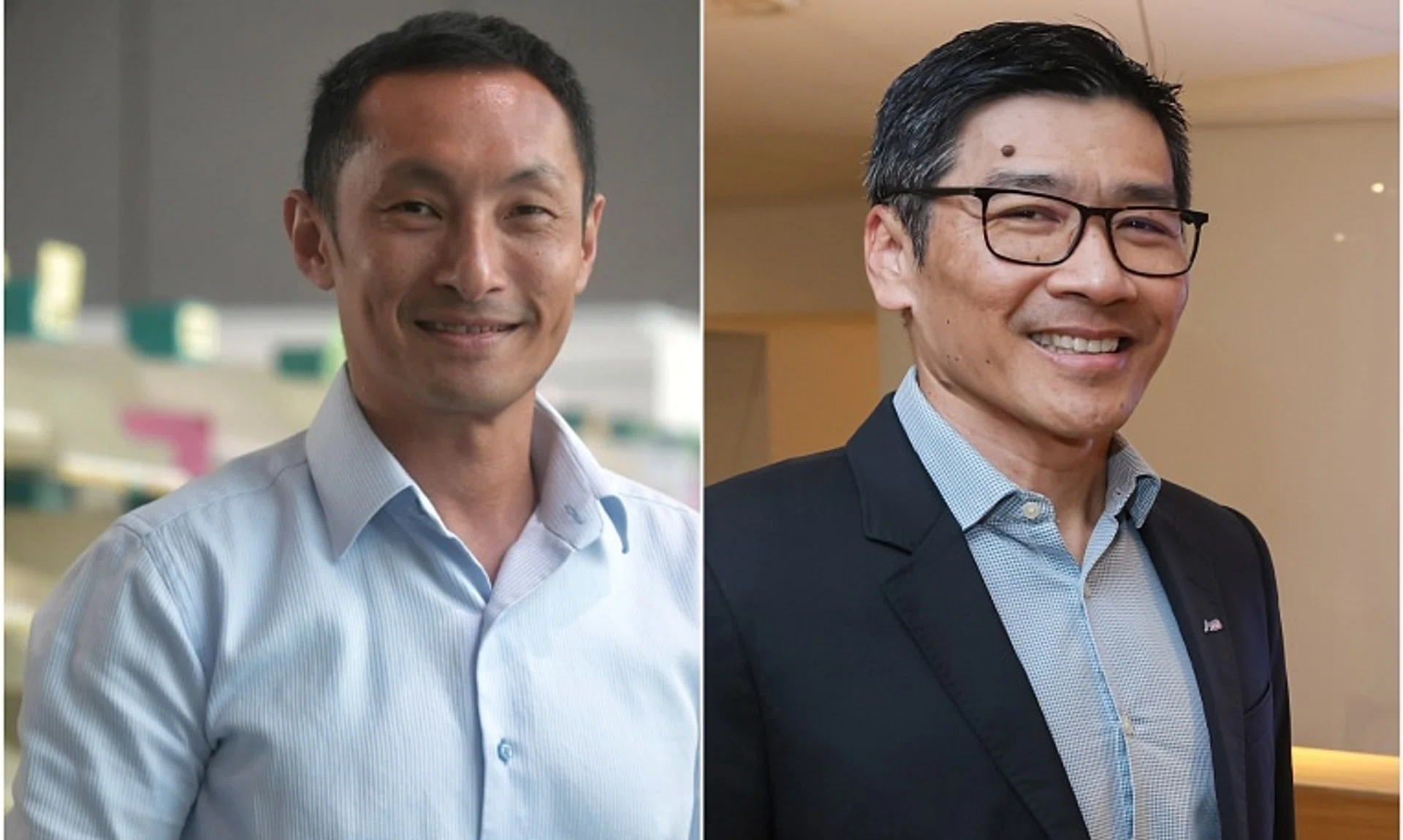 SingPost's former CEO Vincent Phang (left) and former CFO Vincent Yik were fired on Dec 21, 2024, following a whistle-blowing report and internal investigations.