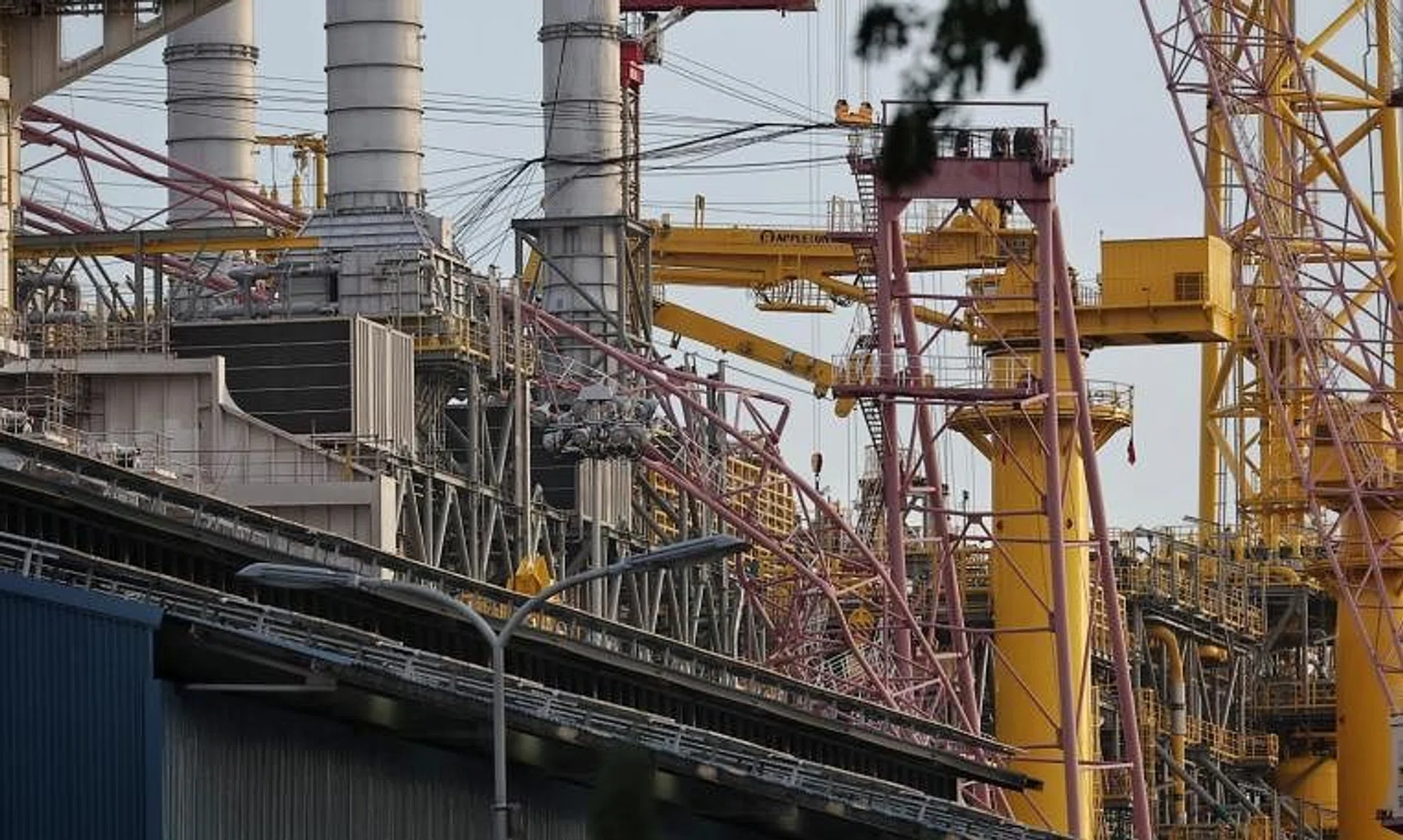 MOM had said the worker was on the pier when the crane toppled at about 10.40am on Aug 22.