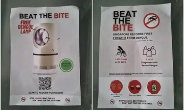 MAS urges caution after Ang Mo Kio residents receive suspicious flyer promising free dengue lamps
