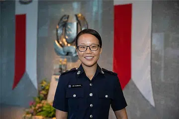 First female recipient of Singapore Police Force scholarship