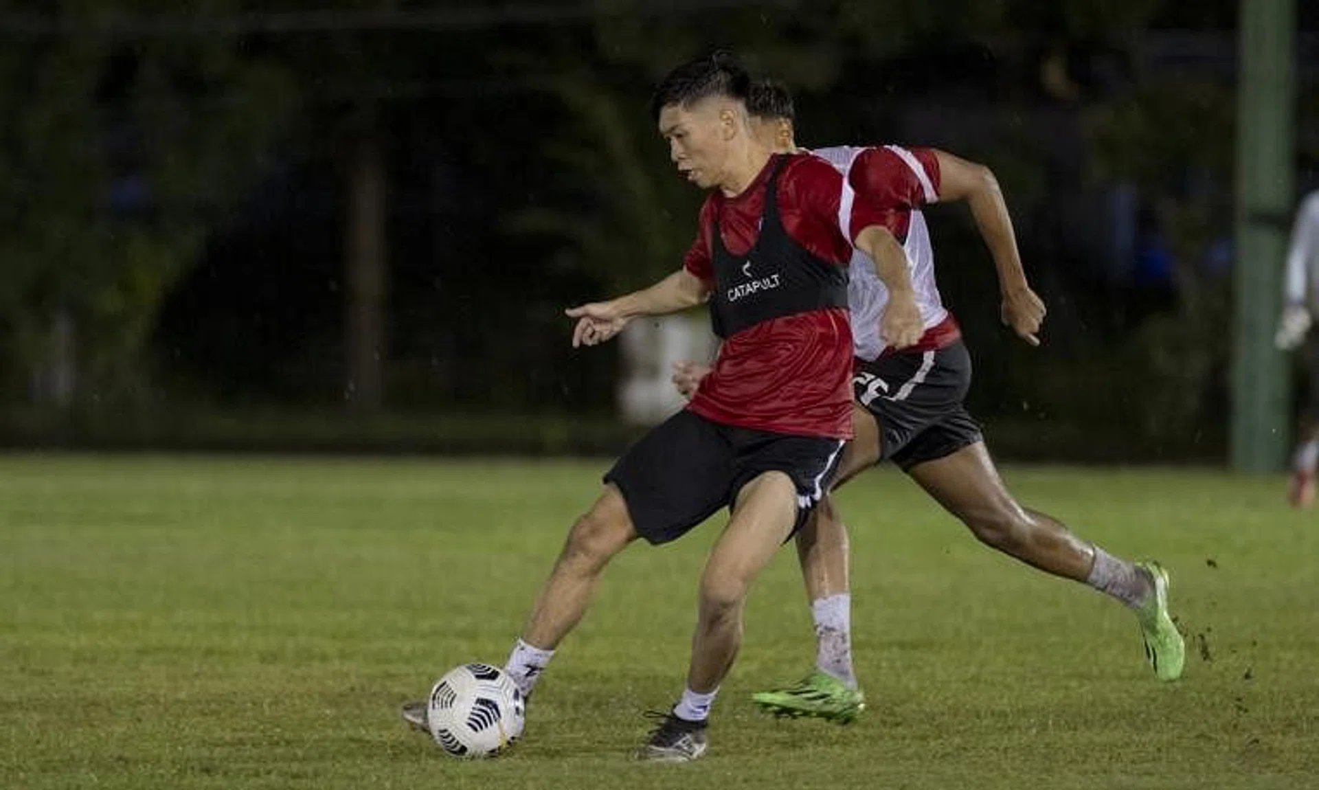 Geylang International player Joshua Pereira is one of three uncapped players in the 23-man squad.
