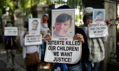 Philippine police officer jailed for killing teens in rare drug war conviction