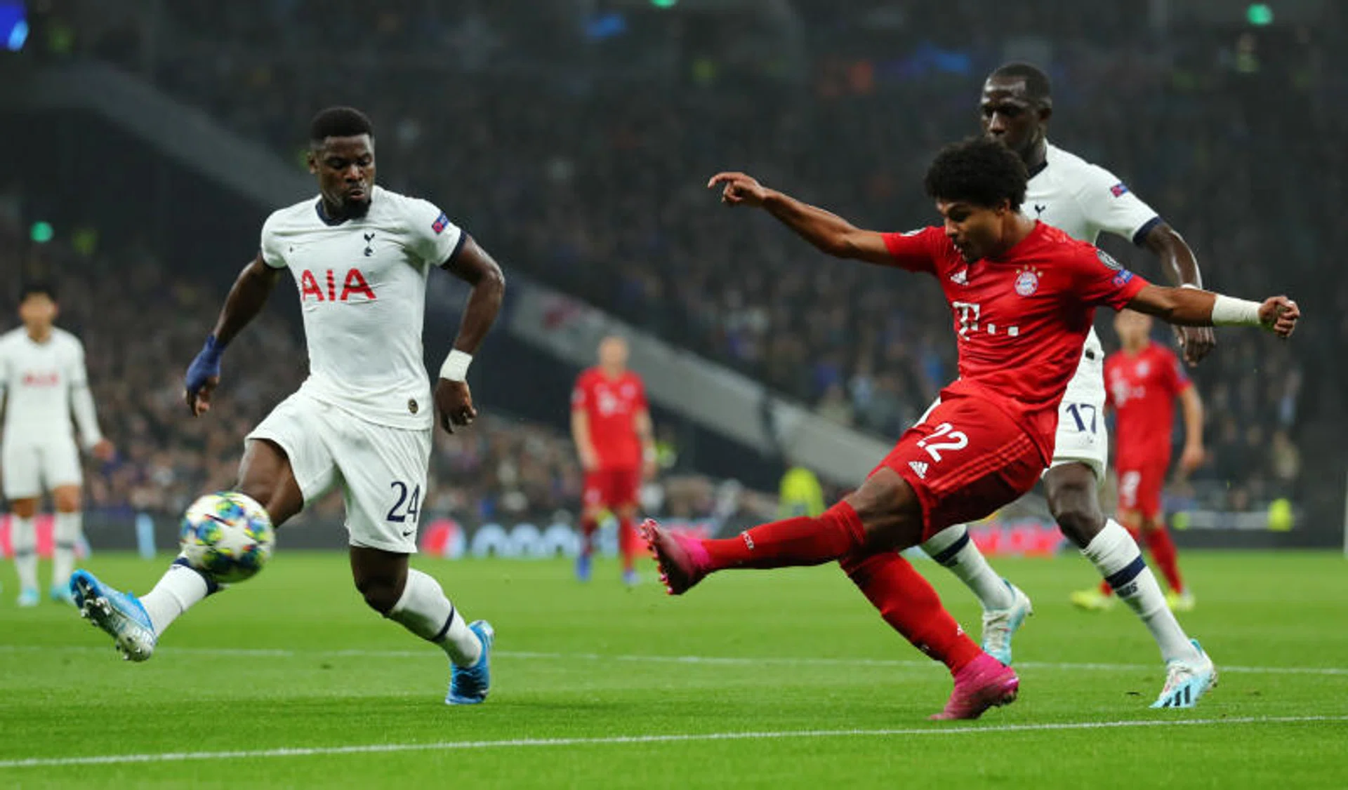 Serge Gnabry proved to be the scourge of Spurs' defence.