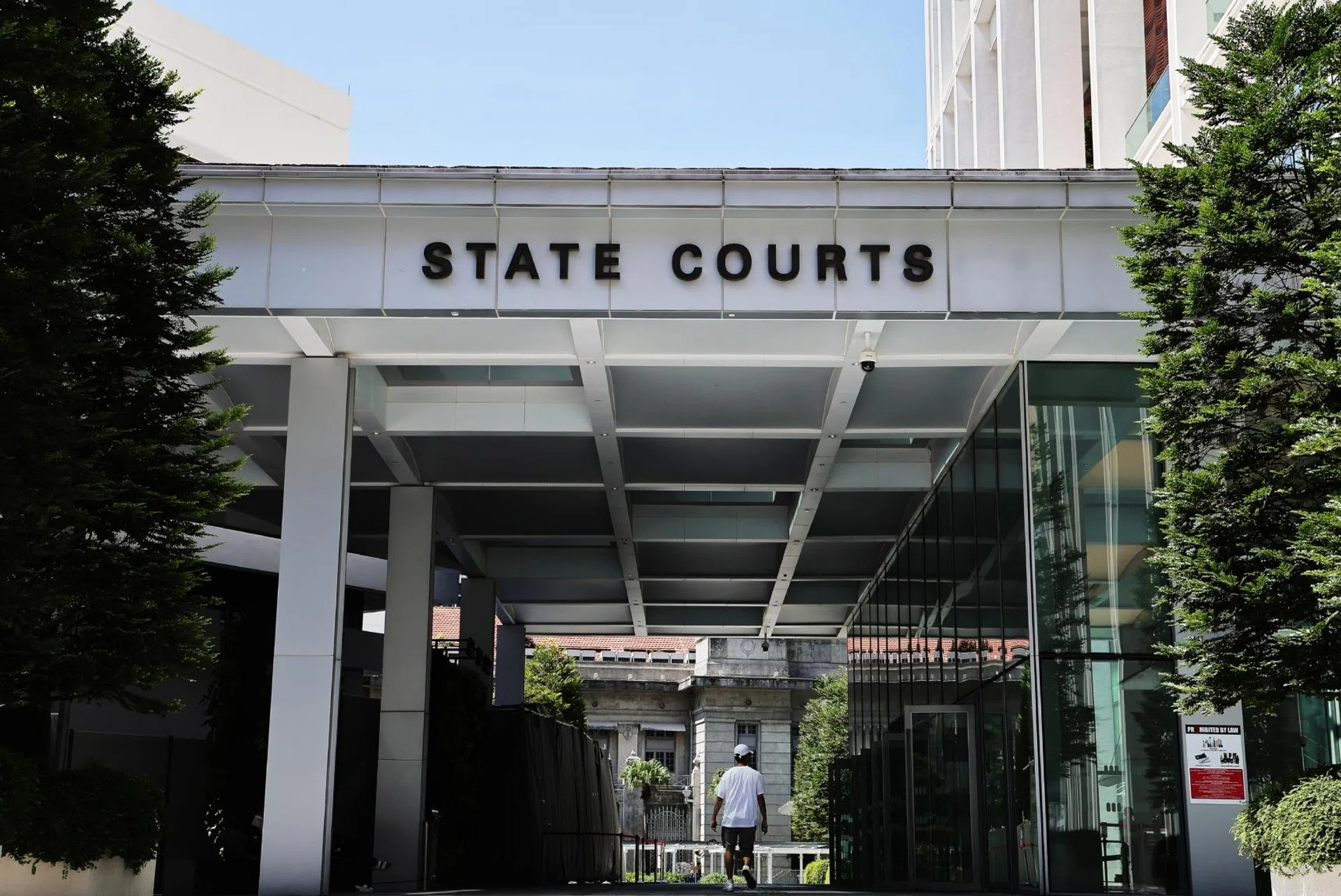 Muhammad Salman, 45, pleaded guilty to re-entering Singapore despite being banned.
