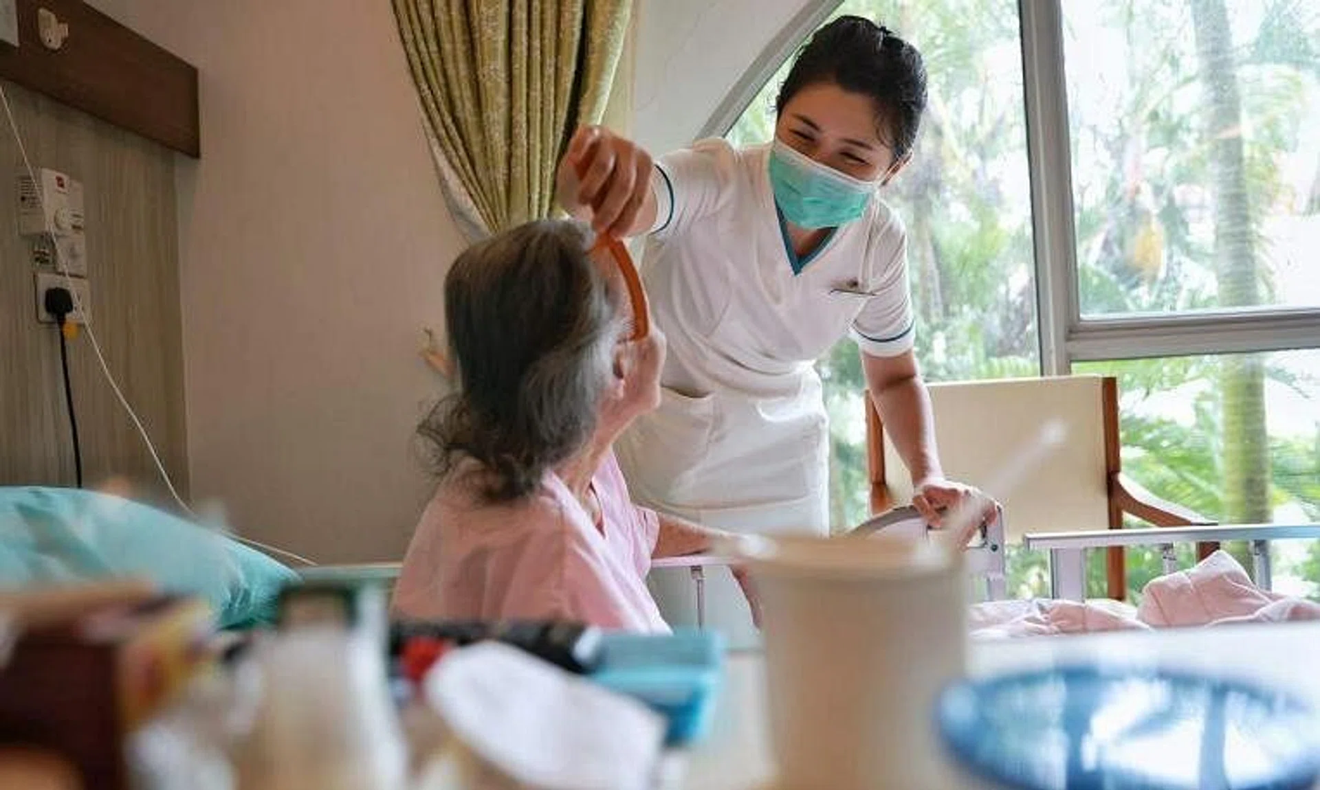 The number of people in Singapore receiving community palliative care has increased by 30 per cent over the past five years.