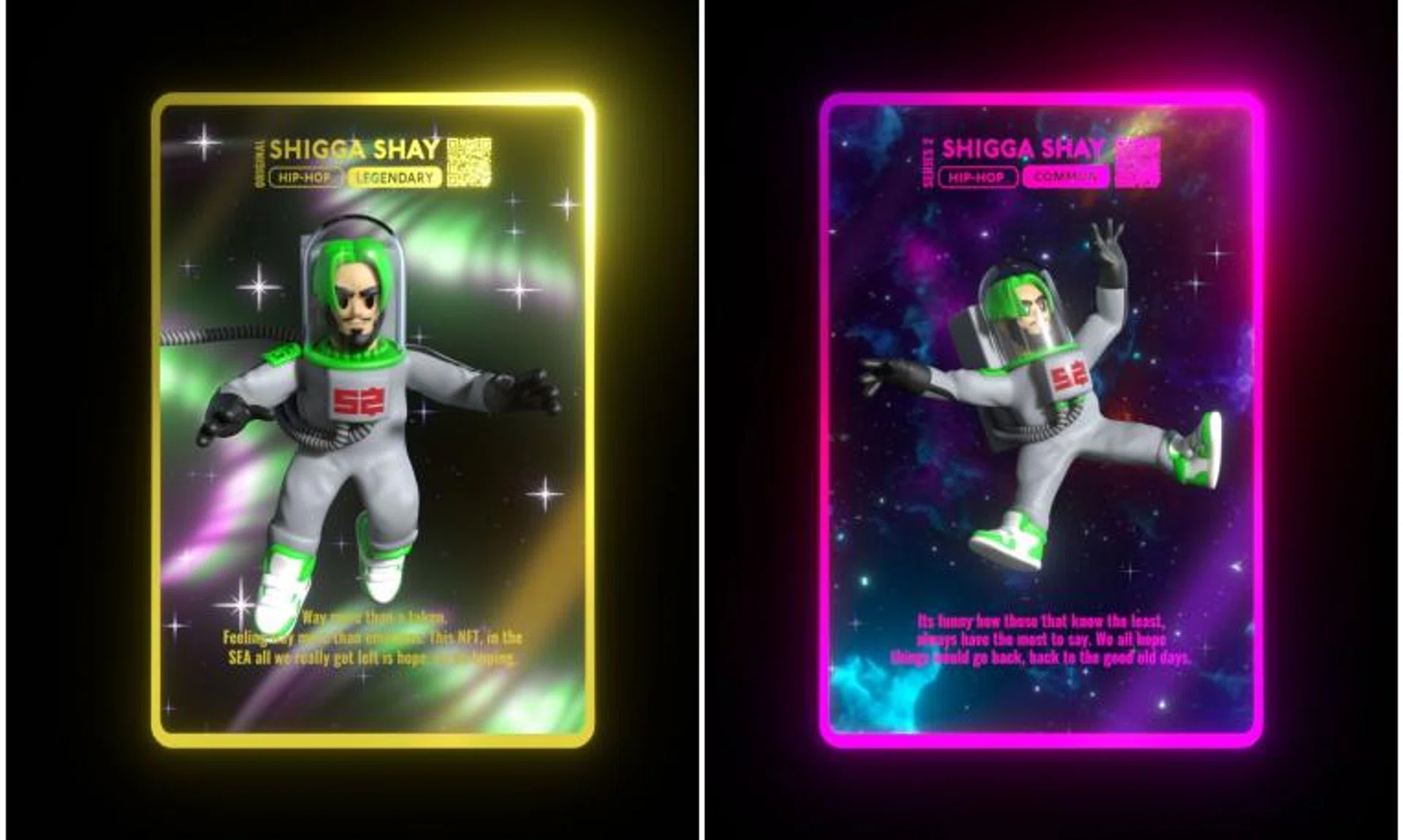 The animated artworks are based on the cover of his 365 EP released in 2020.