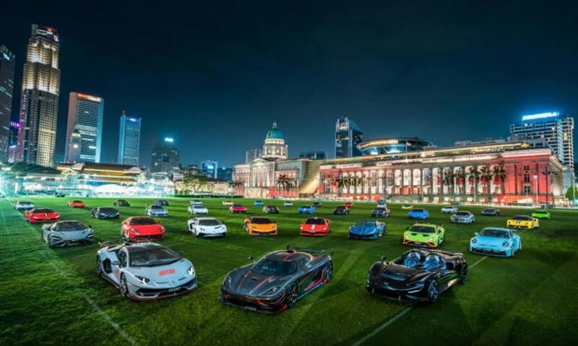 Supercar enthusiast group Scuderia FSG held its annual photo shoot at the Padang on Aug 7, 2022.