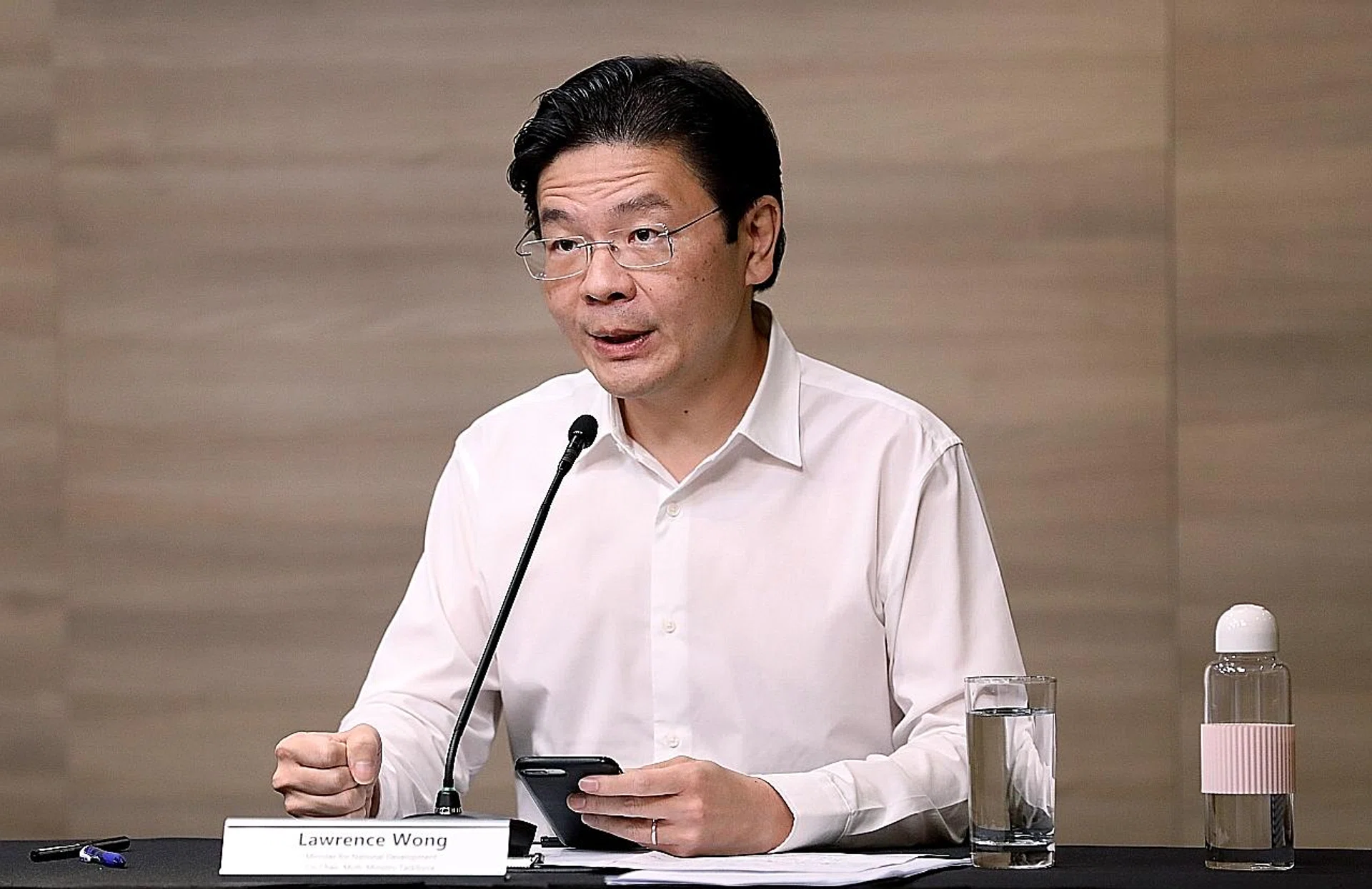 Mr Lawrence Wong. 