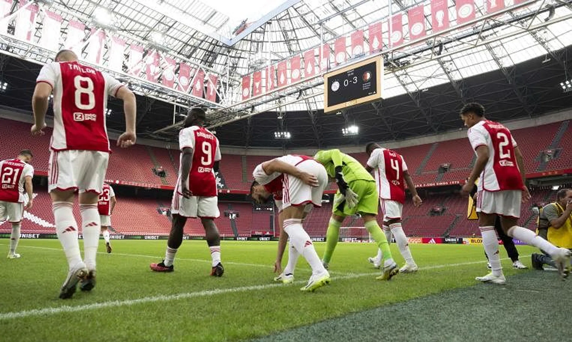 Ajax have just five points from eight Eredivisie games, losing their last five straight matches. 