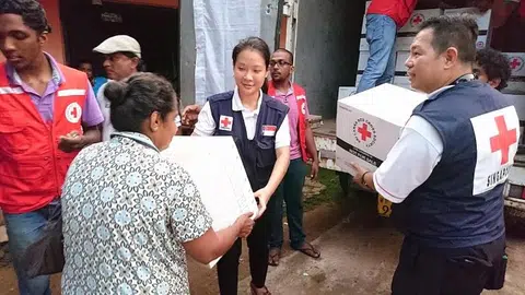 Singapore Red Cross helps Sri Lanka cyclone victims