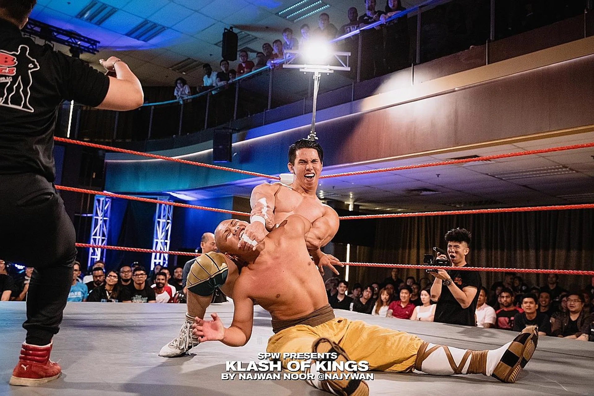 Sean Tan (black hair) has been based in Orlando, Florida, since April this year. 