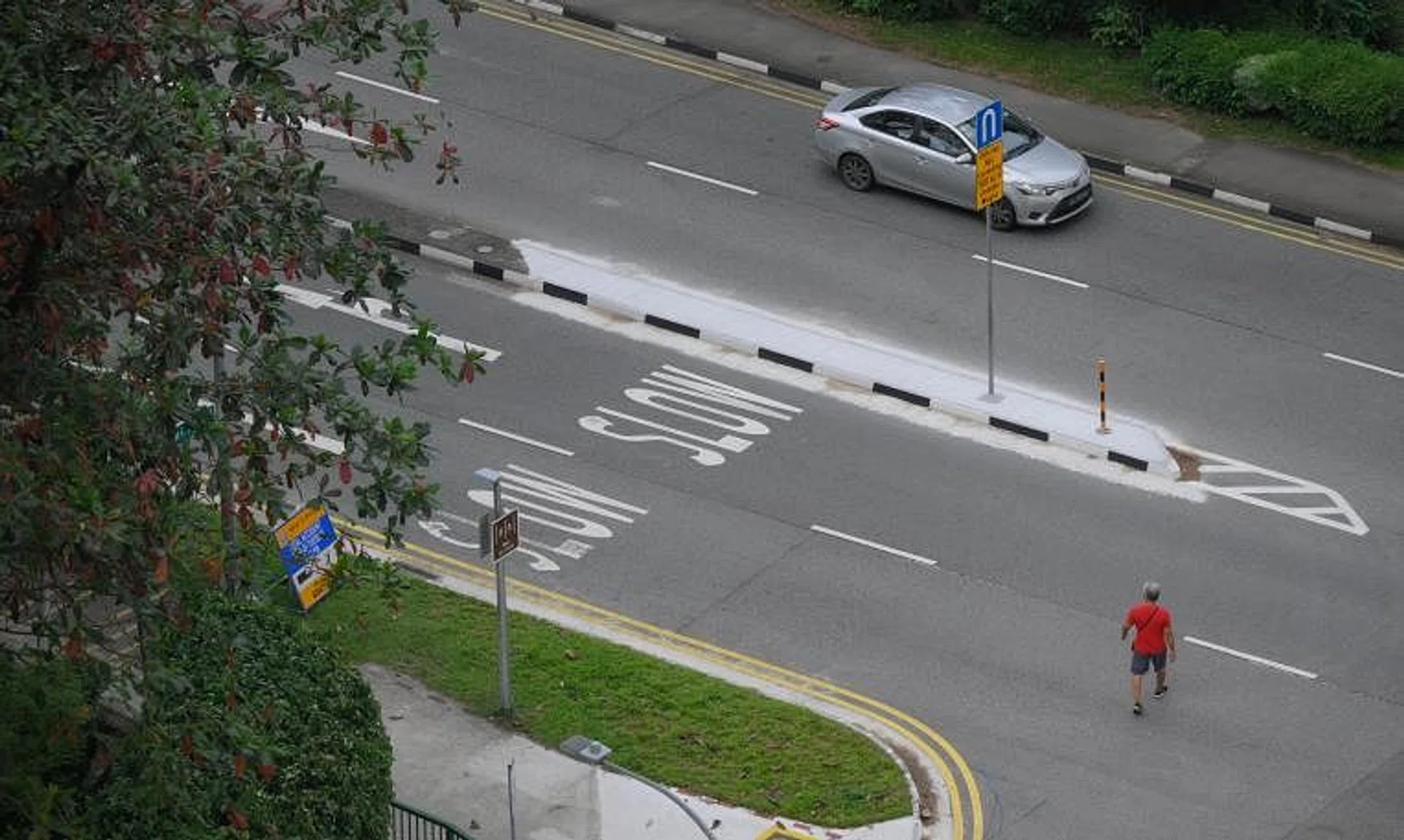 Some residents had alerted authorities about speeding along Yuan Ching Road and the lack of a pedestrian crossing.
