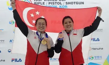 Shooting: Teh Xiu Hong and teammates win Singapore's first World Cup gold medals in pistol events