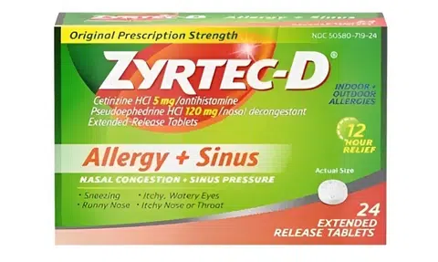 Zyrtec-D no longer available due to health risk concerns
