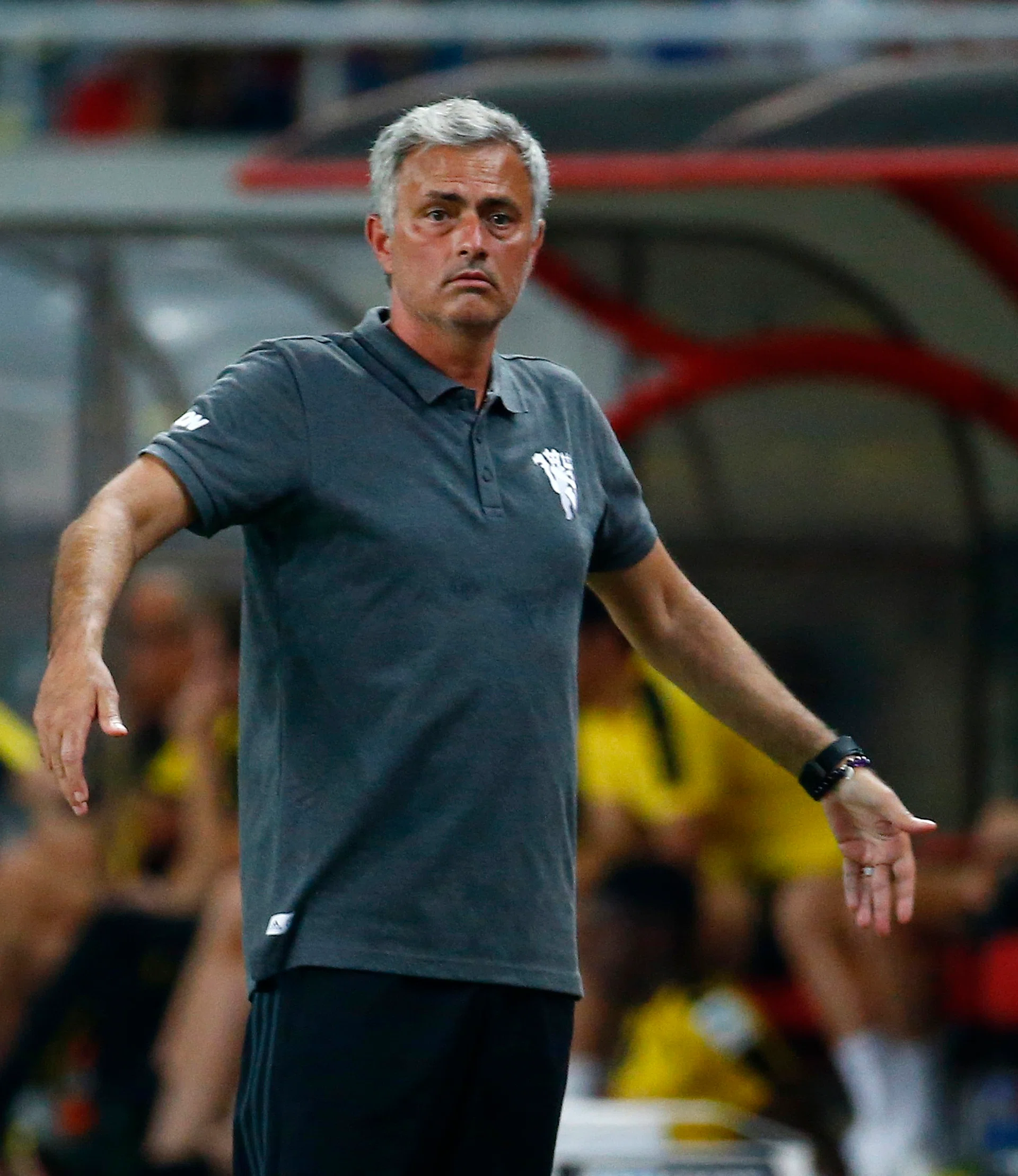 ONE TO WATCH: Ousmane Dembele shows why the 19-year-old Frenchman is regarded as one of the best young talents in Europe with a goal against Jose Mourinho's (above) Red Devils.