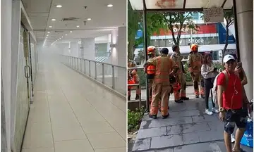 2 taken to hospital, 20 evacuated in Lucky Plaza fire