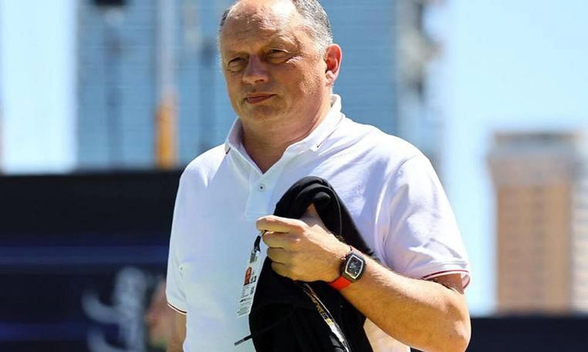 Formula One F1 - Saudi Arabian Grand Prix - Jeddah Corniche Circuit, Jeddah, Saudi Arabia - March 16, 2023 Ferrari team principal Fred Vasseur ahead of the Saudi Arabian Grand Prix REUTERS/Rula Rouhana/File Photo