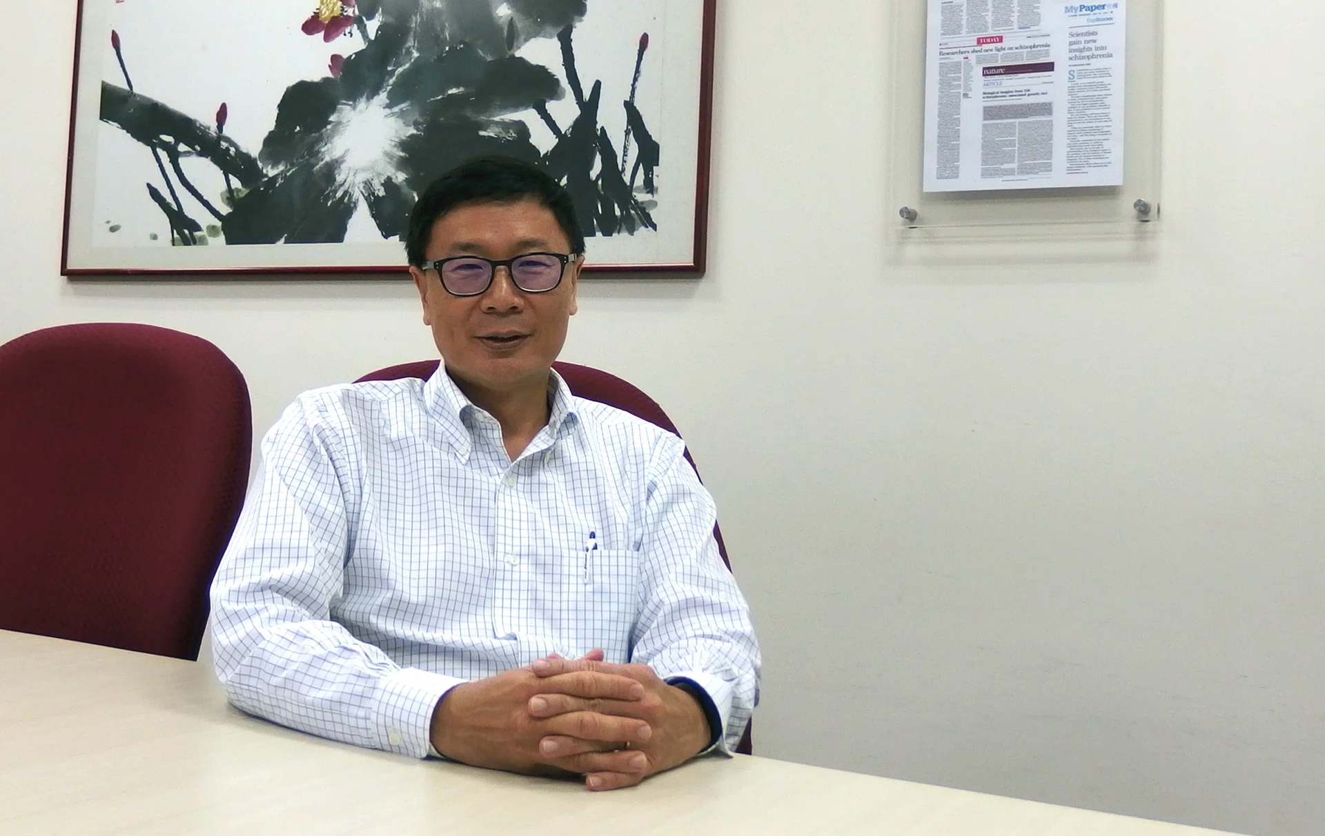 SUPPORTS AMD: Professor Chong Siow Ann signed the Advanced Medical Directive more than a decade ago, after being influenced by what he saw.