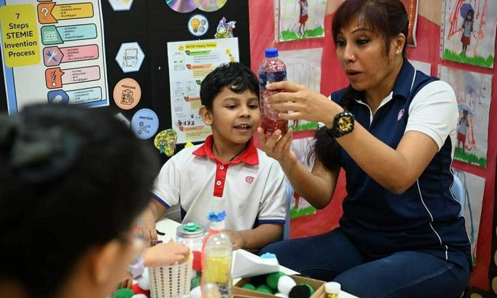 Teachers from PCF Sparkletots pre-school in Admiralty will run one of the activity booths at the carnival and guide participants in their mother tongue.
