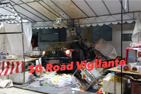 Driver arrested after fatal crash at Geylang pasar malam