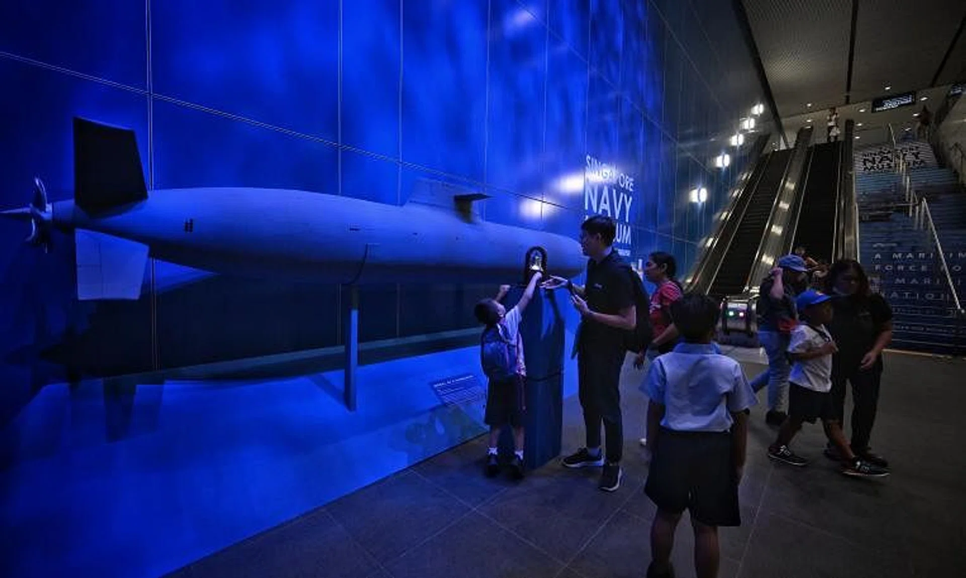 The year-long initiative at Expo station is meant to raise awareness of Singapore’s maritime heritage.