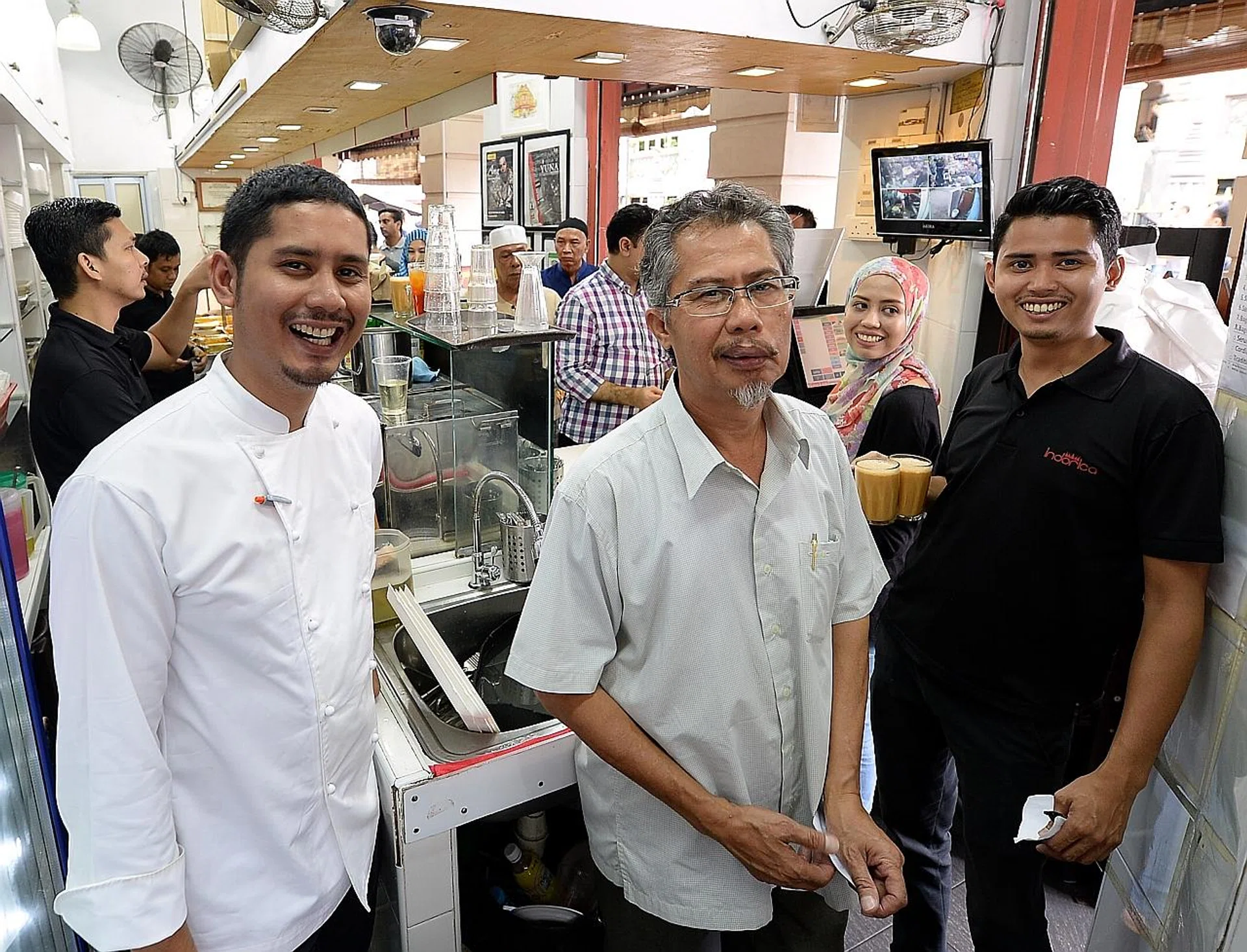 (Above) Mr Hazmi Zin of Rumah Makan Minang. 