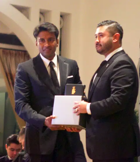 Johor Crown Prince Tunku Ismail honoured at new football awards ceremony