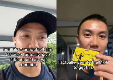Visually impaired man says he was scolded by bus driver, calls for patience