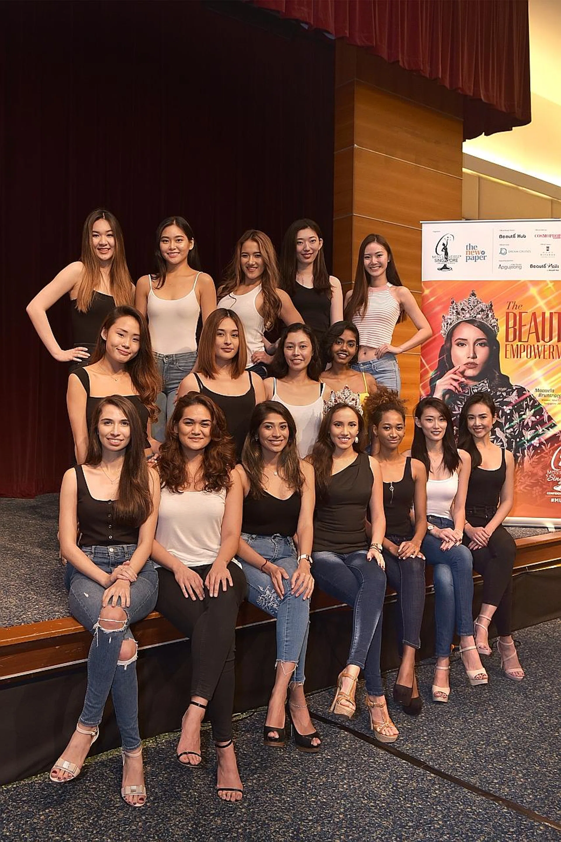 The 15 Miss Universe Singapore finalists.