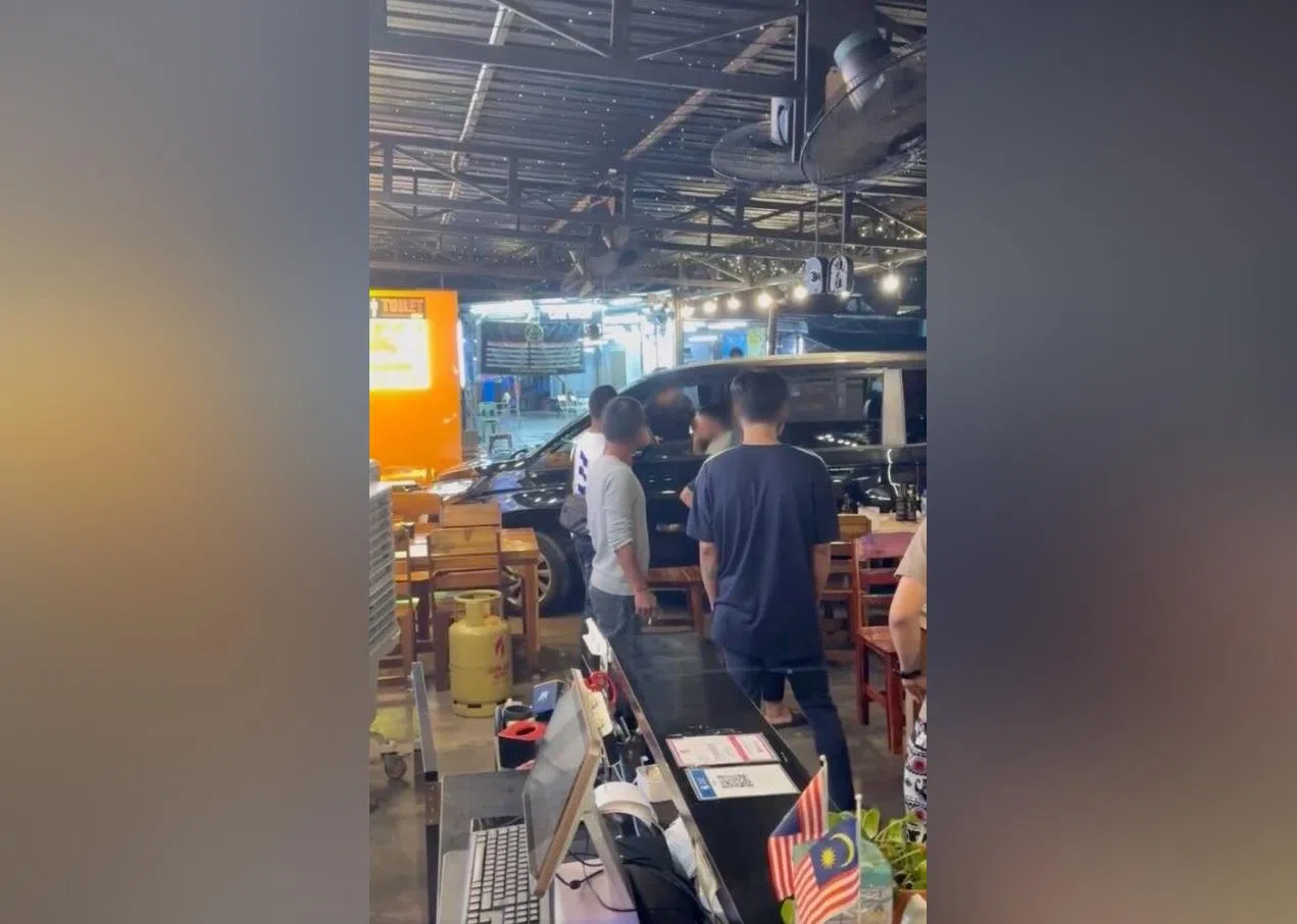 S'porean driver gets jail, fine after drink-driving crash into JB restaurant