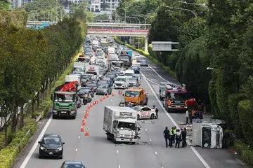 Man dies after CTE accident involving 2 lorries, driver arrested