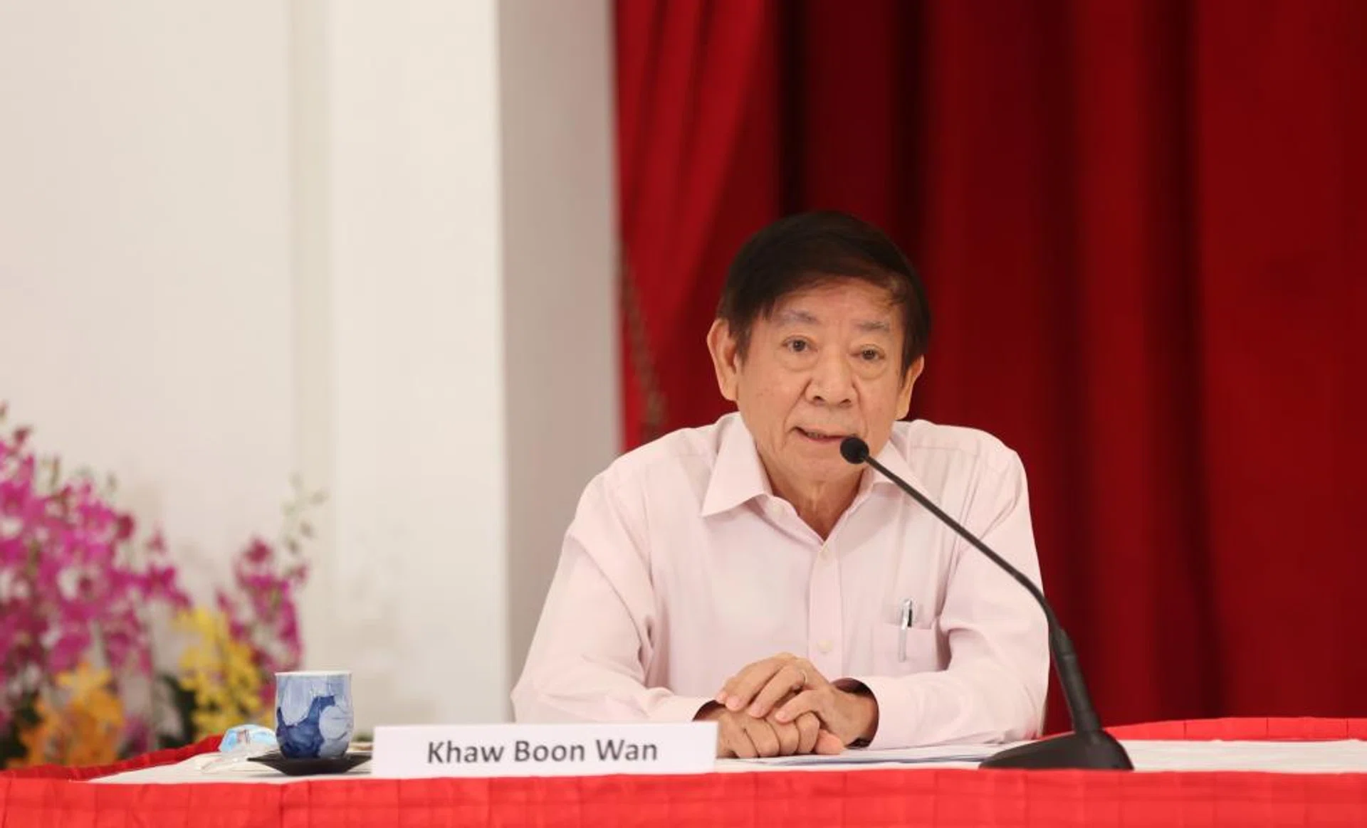 Former minister Khaw Boon Wan said he spoke to the ministers individually and each interview took up to an hour. 