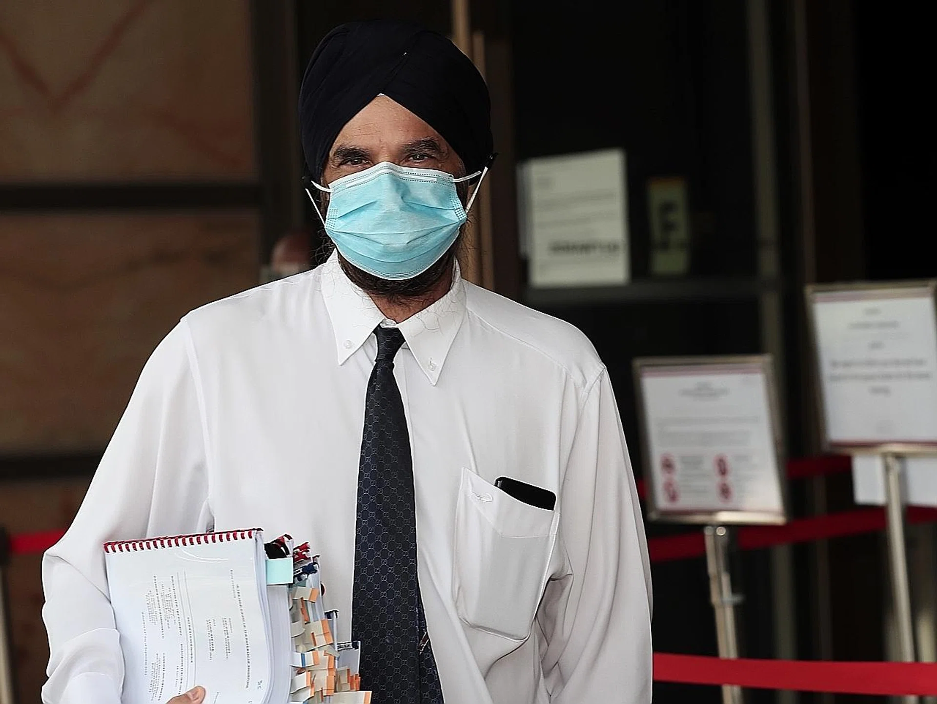 Senior Counsel Davinder Singh is acting for Prime Minister Lee Hsien Loong in the trial. 