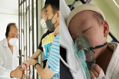 Guardian angel: Billionaire personally hands $100k cheque to boy with leukaemia