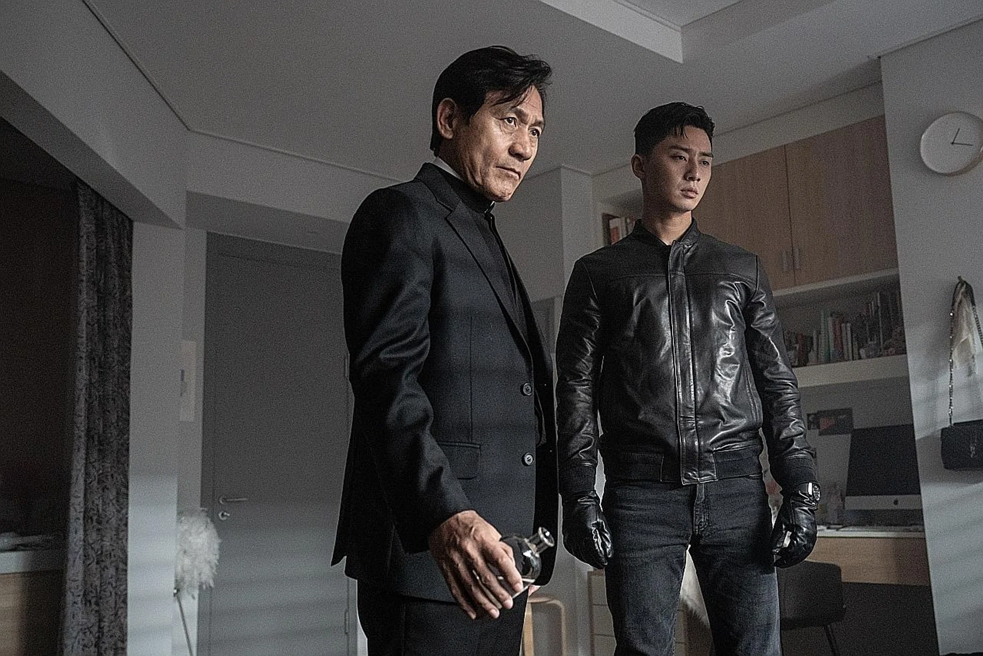 (From left) Ahn Sung-ki and Park Seo-joon(above) in The Divine Fury, Viveik Kalra in Blinded By The Light. 