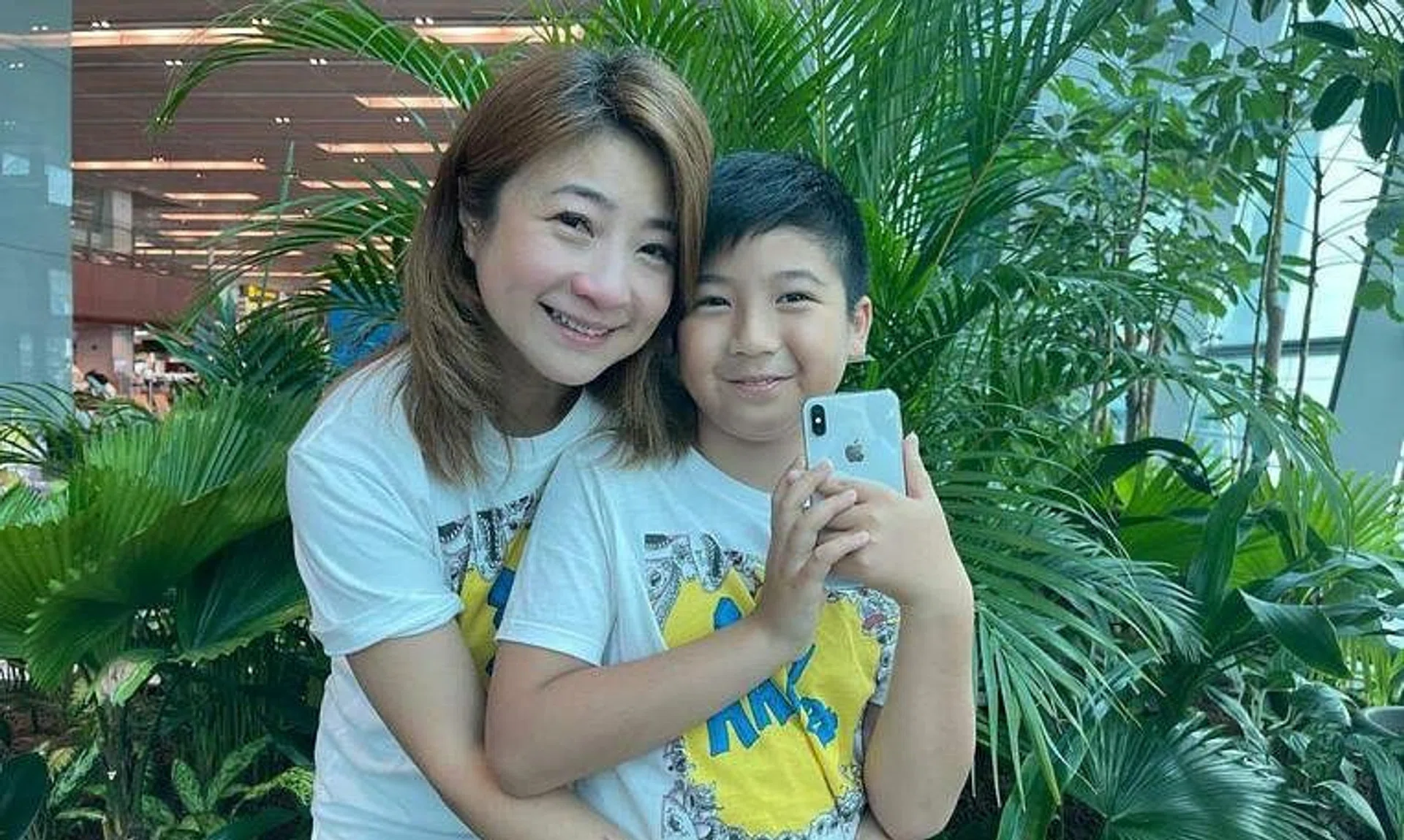 Former singer Stella Ng said her son Ashton will attend an international school in Tokyo.