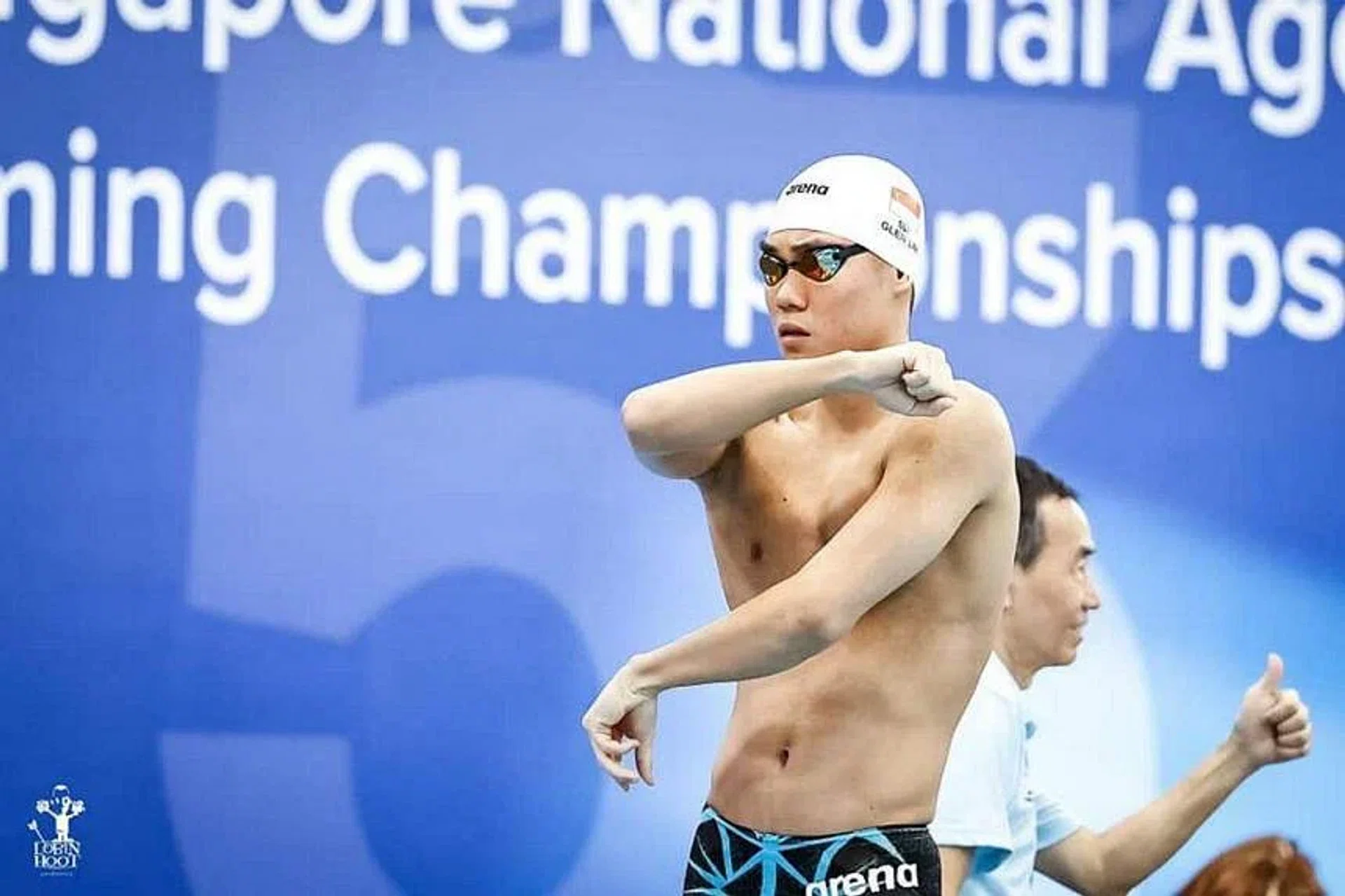 Glen Lim shaved more than two seconds off his previous best. PHOTO: SINGAPORE SWIMMING ASSOCIATION/FACEBOOK
