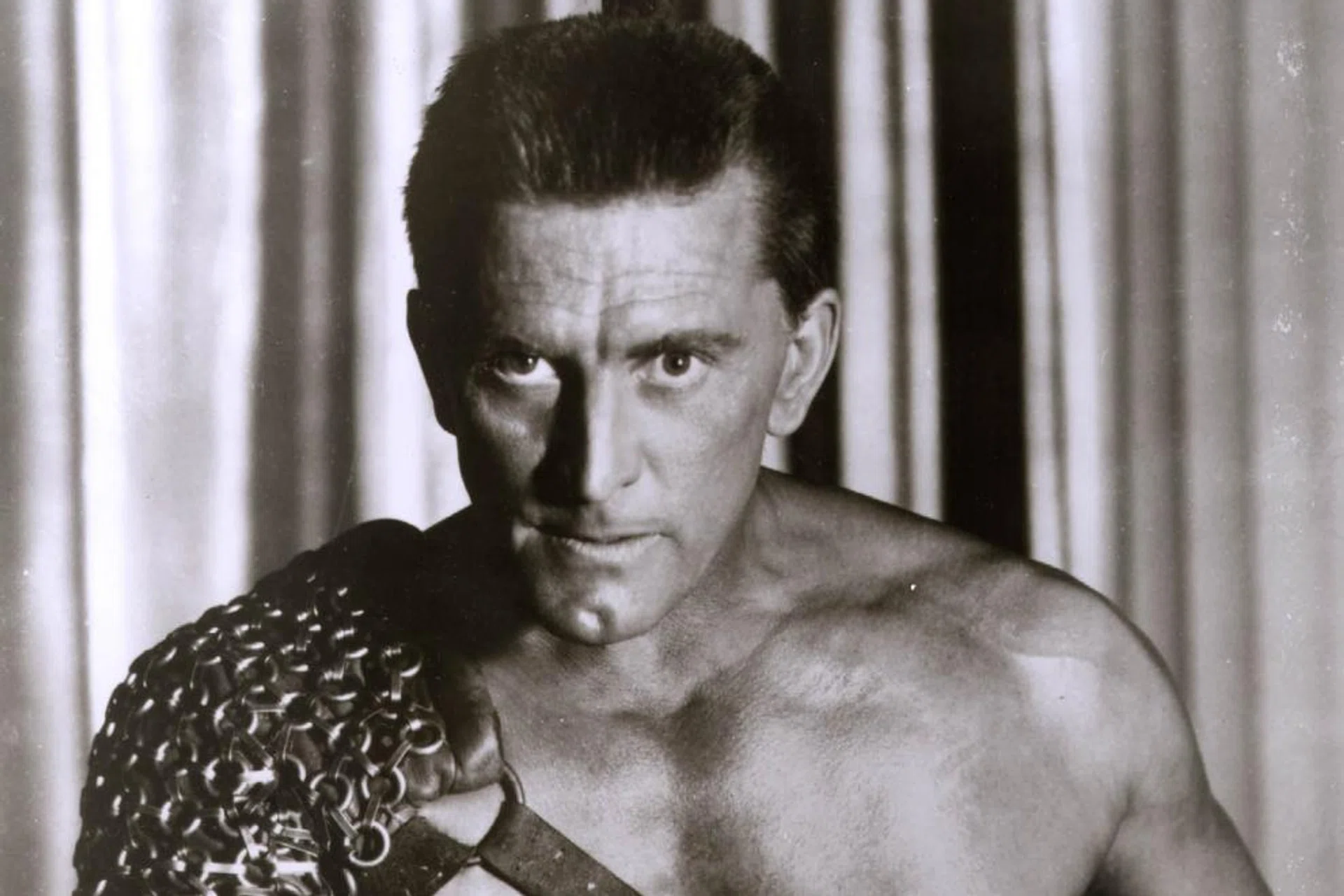 Kirk Douglas as Spartacus. 
