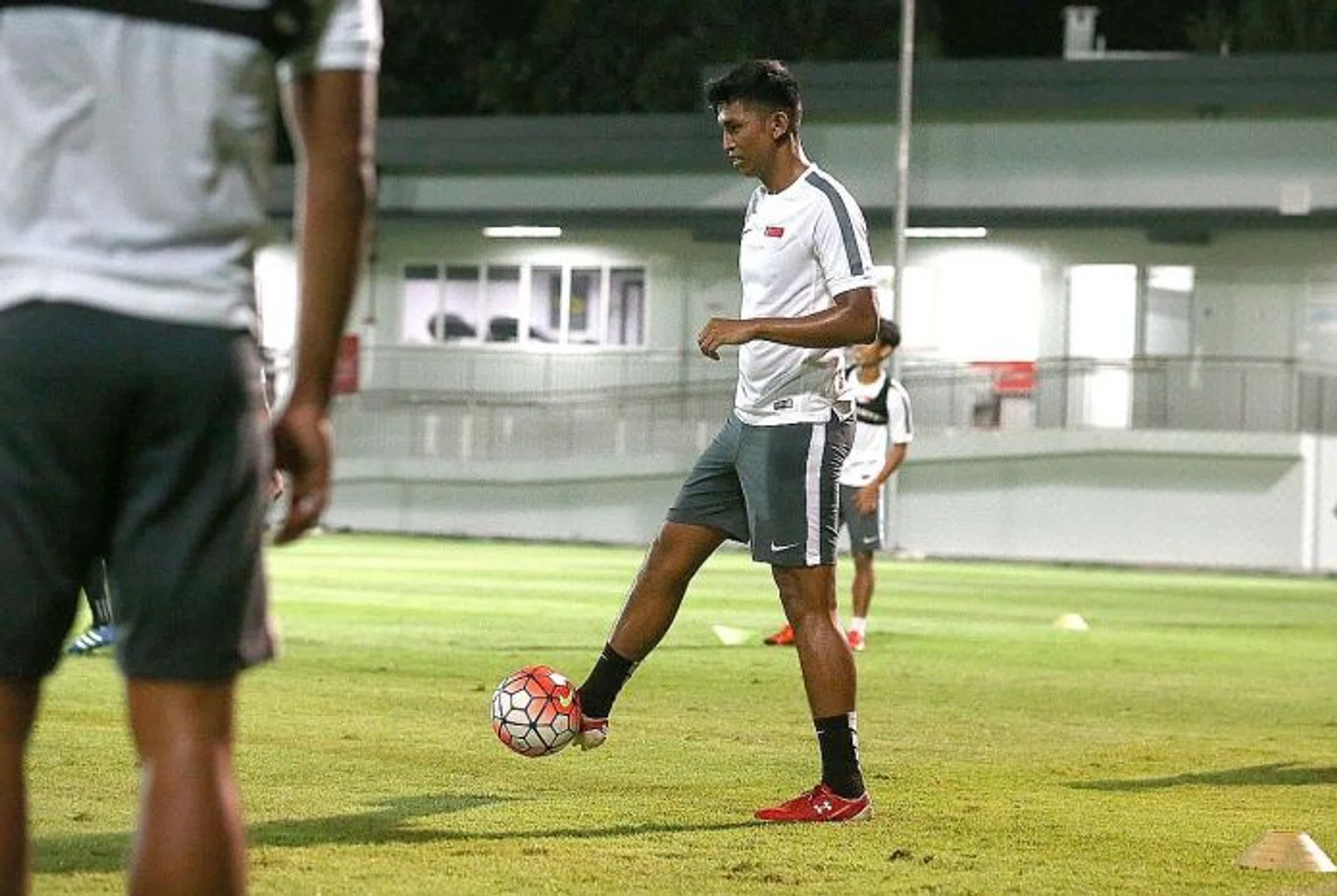ON THE RIGHT TRACK: Shannon Stephen (above) is a step closer to achieving his dream of becoming a Singapore international.