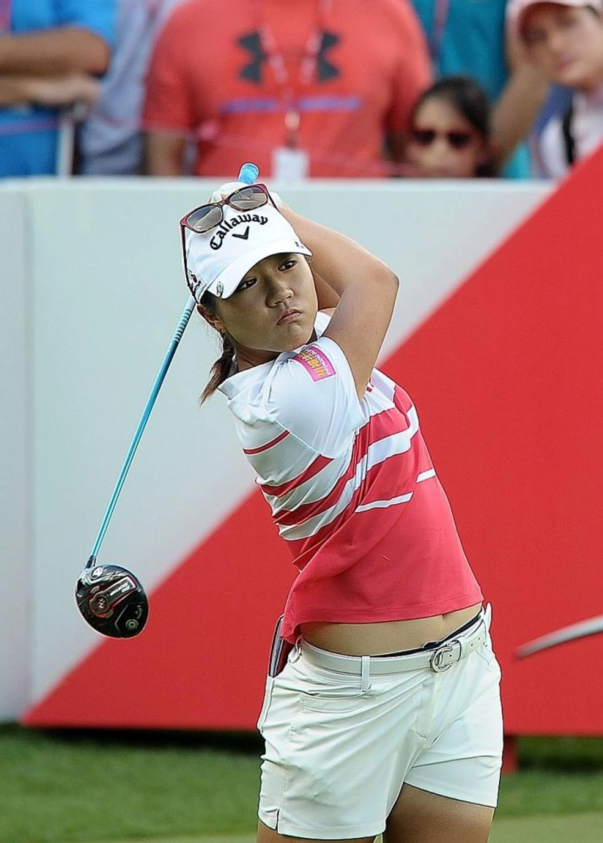 GOOD START: Lydia Ko (above) and Park Inbee are satisfied with their first-round performance.