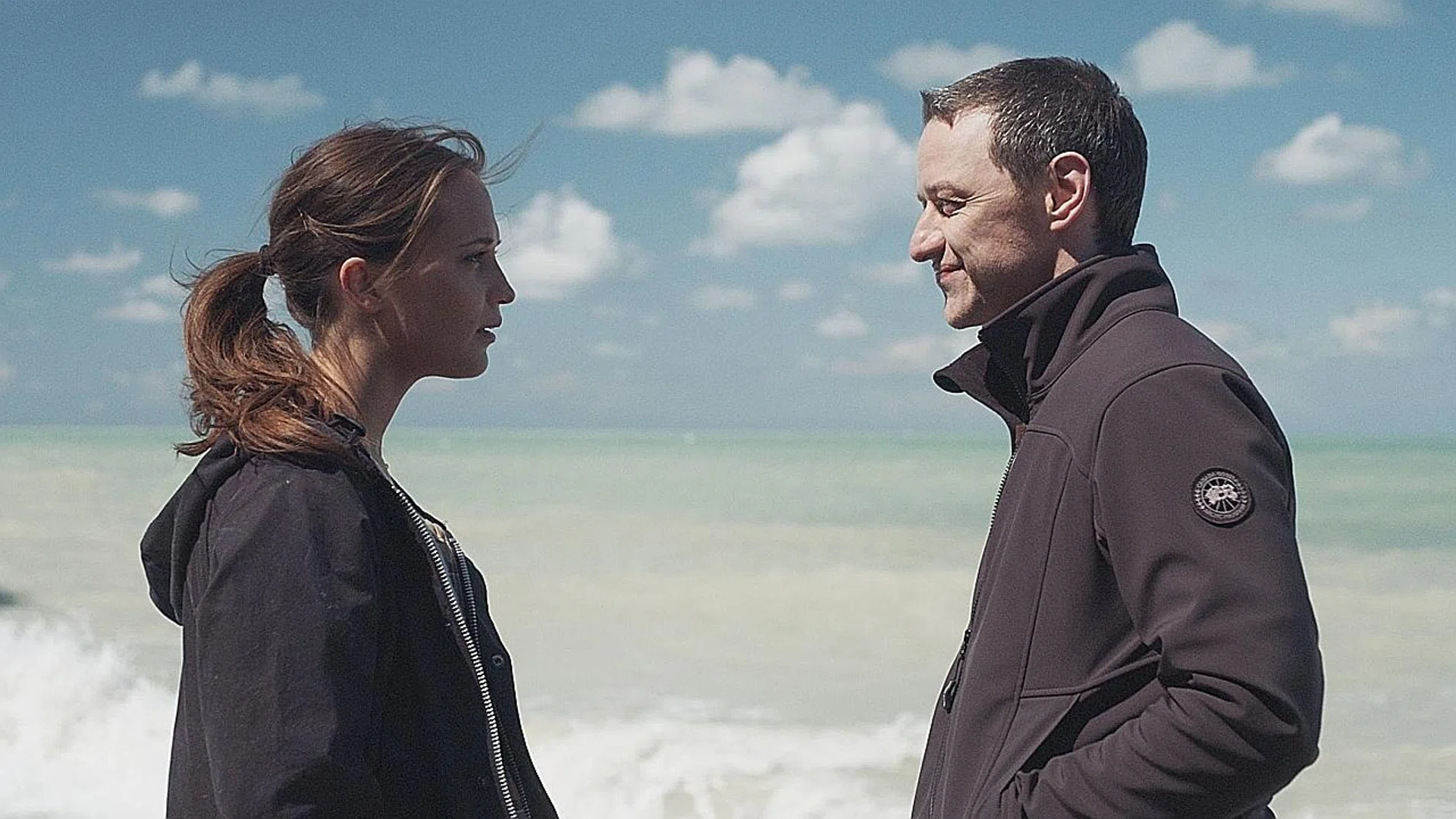 Alicia Vikander and James McAvoy play separated lovers who are striving to reconnect in Submergence. 