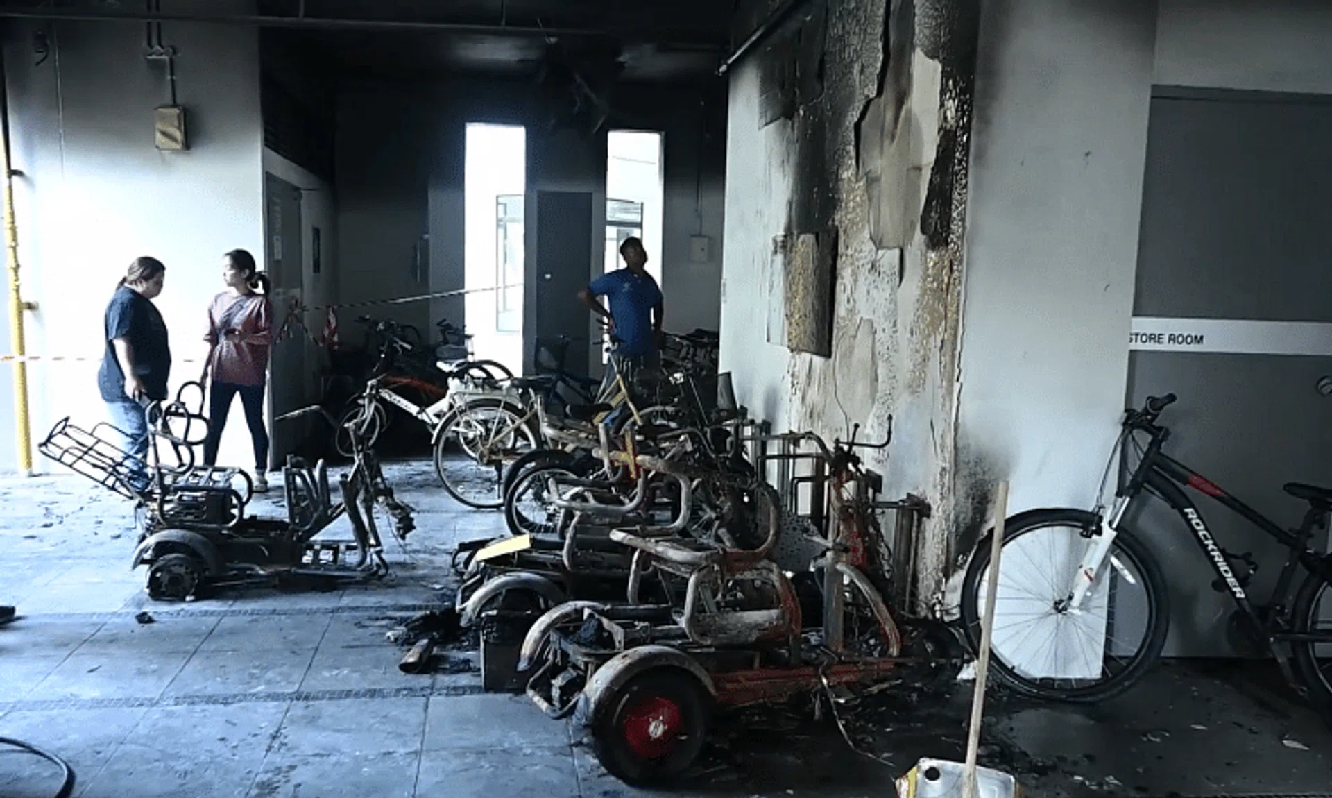 The cause of the fire is under investigation. 