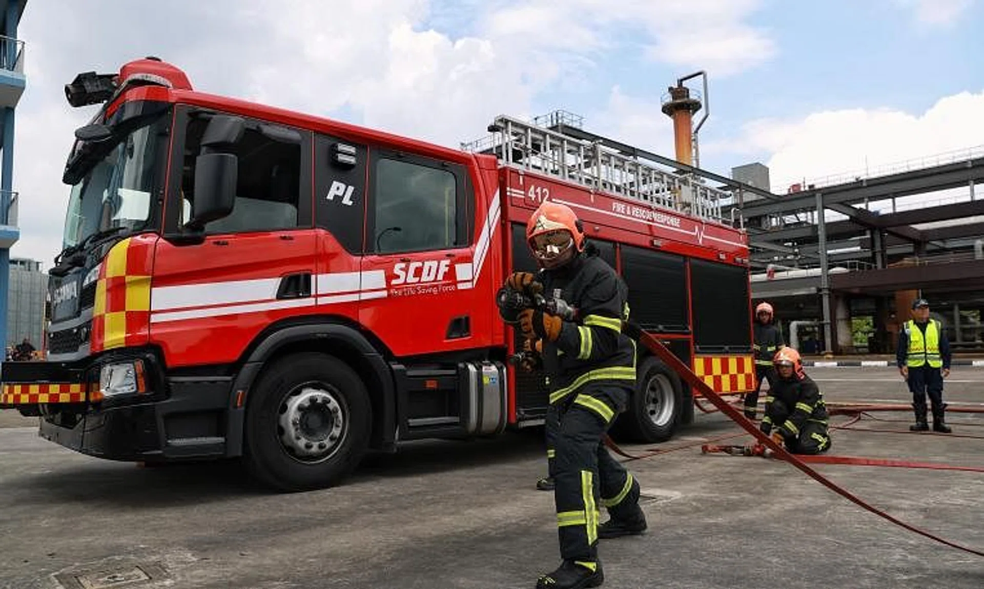 The annual exercise is part of SCDF’s efforts to familiarise residents with the public warning system.