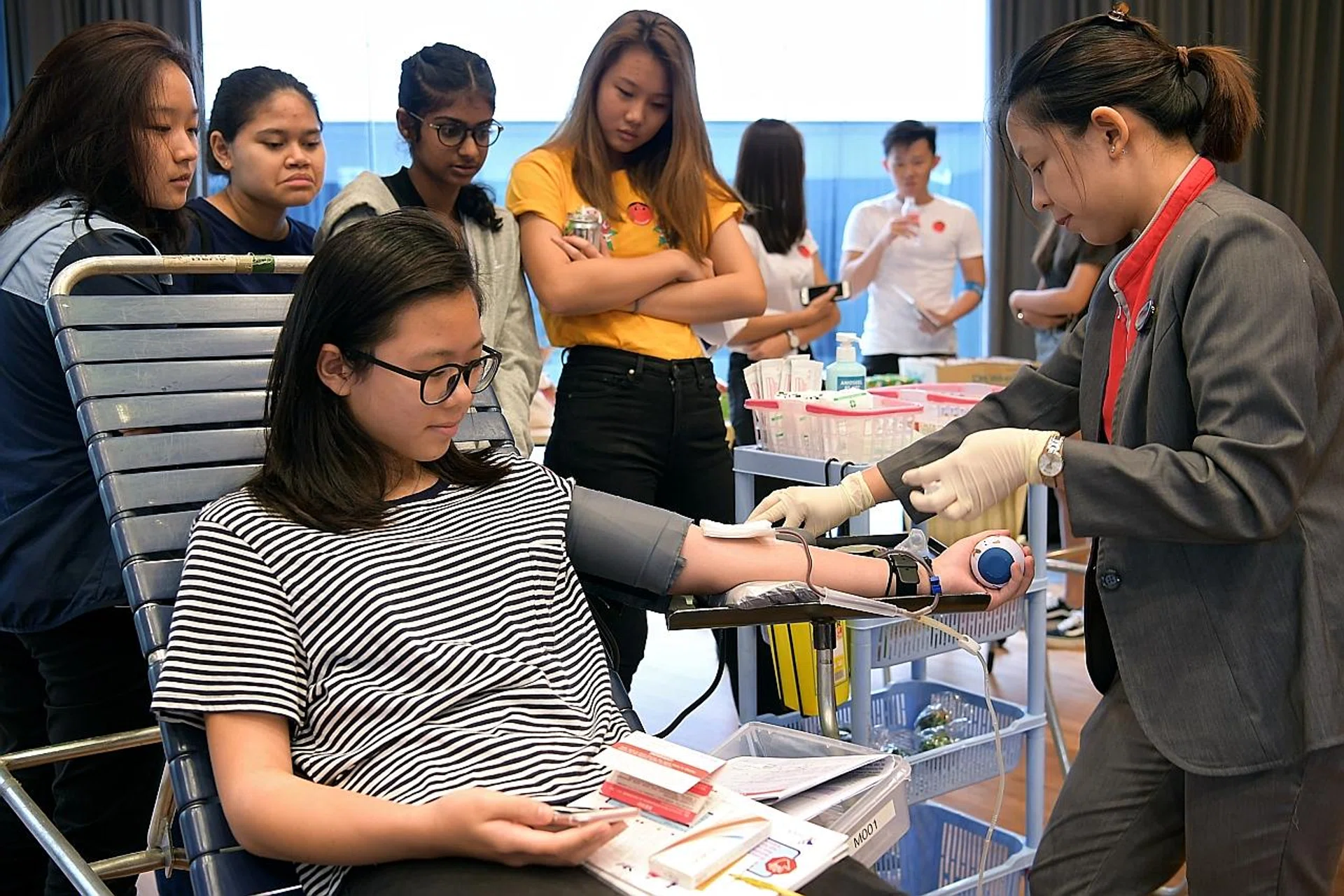 Regular blood donation is vital as blood can be stored for up to only 35 days. 