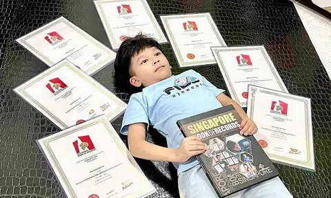 'He thinks it's playtime': 6-year-old boy with ability to recall complex numbers sets 7 new S'pore records