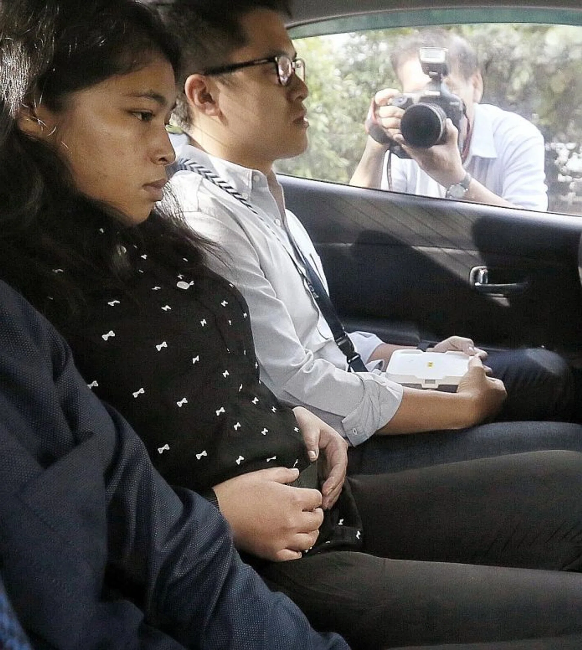 CHARGED: Maryani Usman Utar, 30, had allegedly caused the death of one-year-old Richelle Teo 'by punching her on her neck and strangling her until she stopped crying'.